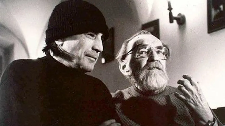 Mejla Hlavsa a Egon Bondy