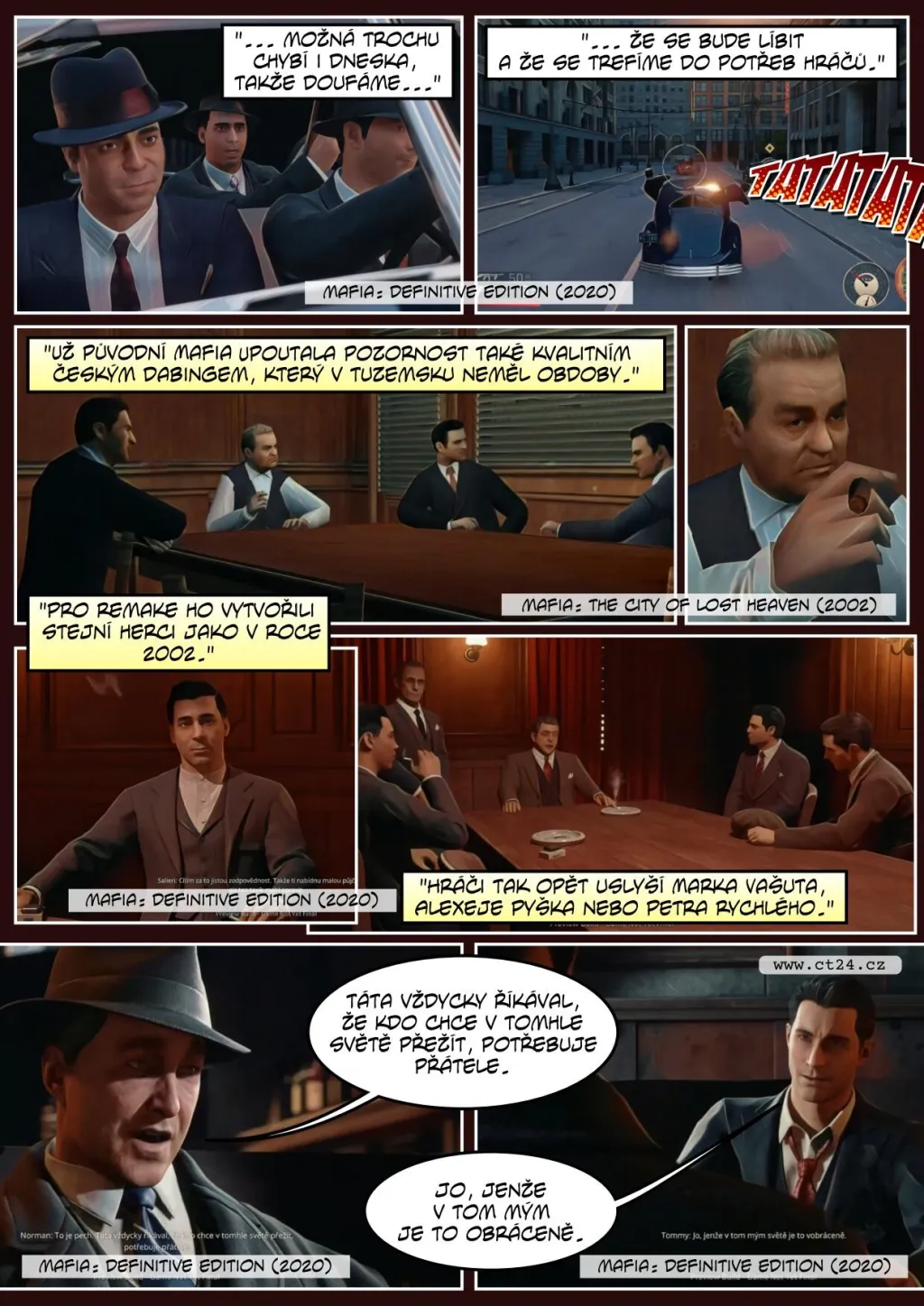 Vyšel remake úspěšné hry Mafia