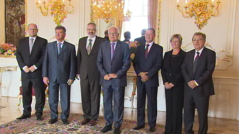 Zástupci zaměstnavatelských svazů na schůzce s Václavem Klausem