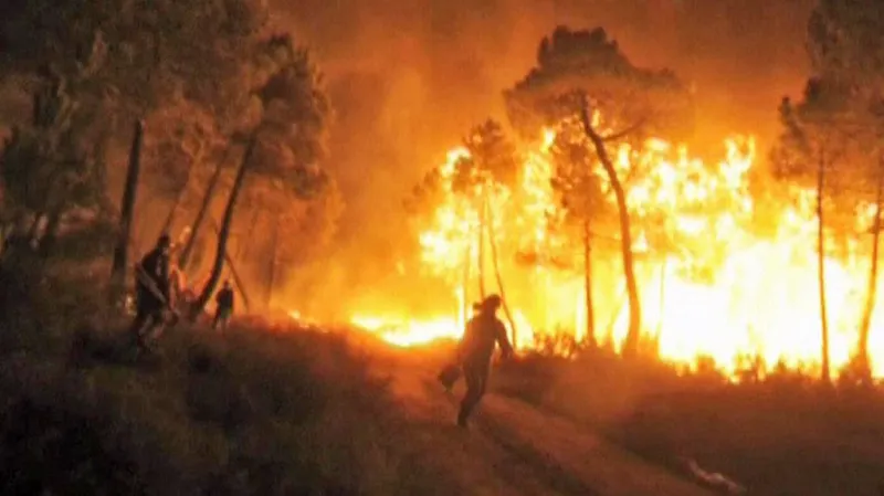 Lesní požáry ve Španělsku