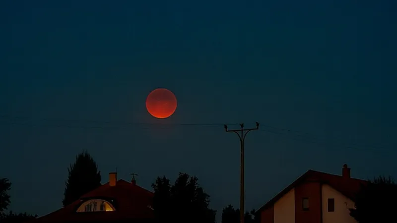 Fotografie zatmění Měsíce zaslané čtenáři facebookového profilu Věda 24
