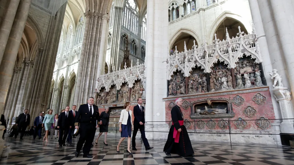 Ceremonie ve městě Amiens