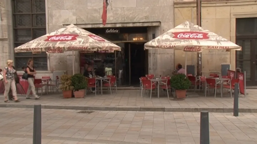 Letní zahrádka restaurace