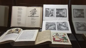Výstava knižních ilustrací Josefa Lady