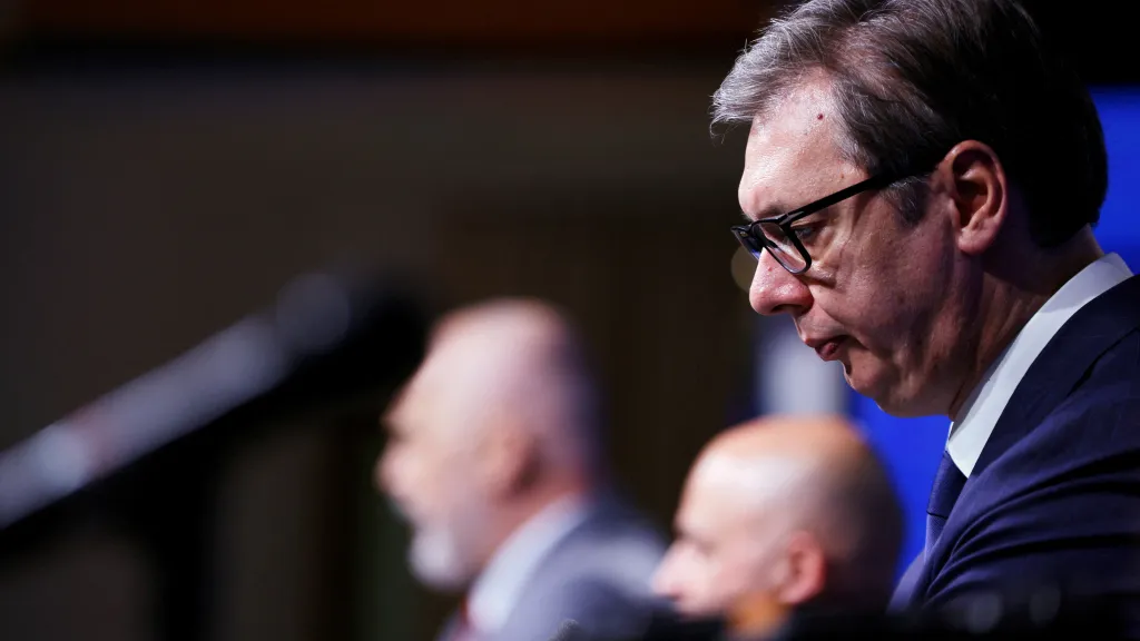 Srbský prezident Aleksandar Vučić