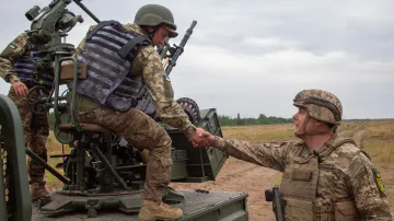 Ukrajinští vojáci používají české systémy Viktor