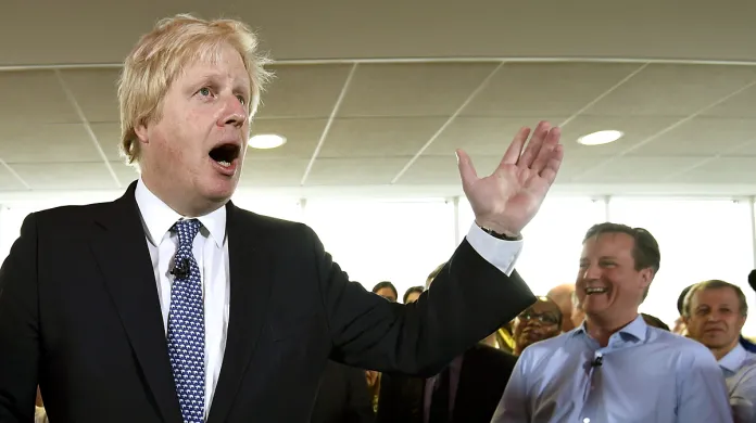 Boris Johnson a David Cameron