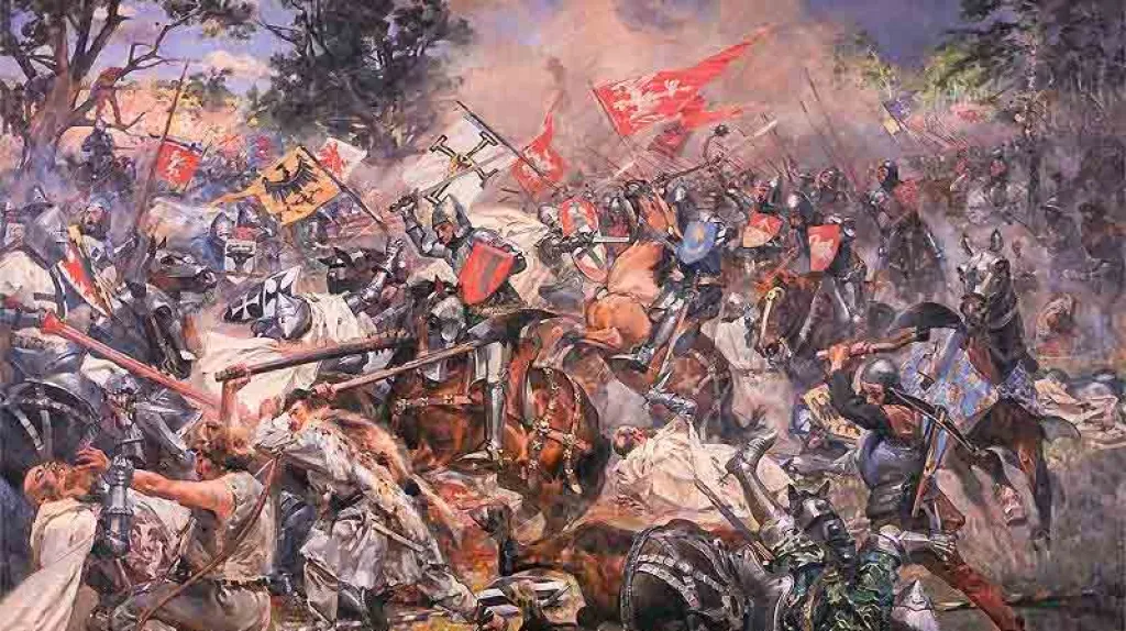 Obraz bitvy u Grunwaldu