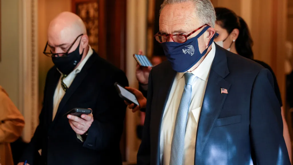 Lídr senátní většiny Chuck Schumer