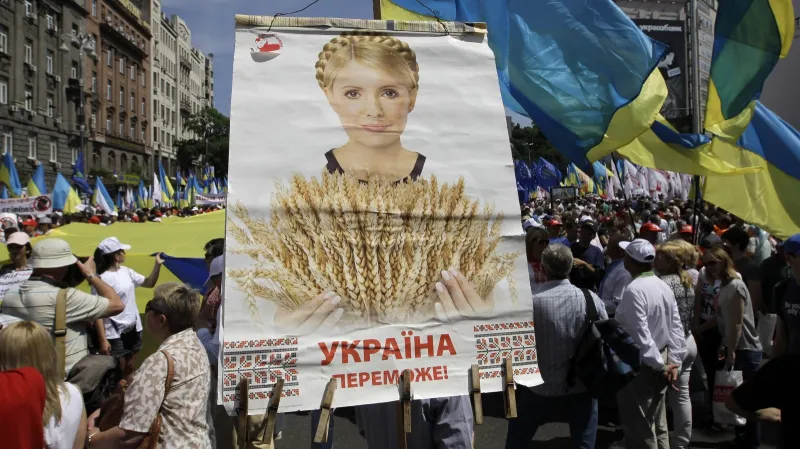 Opoziční demonstrace v Kyjevě