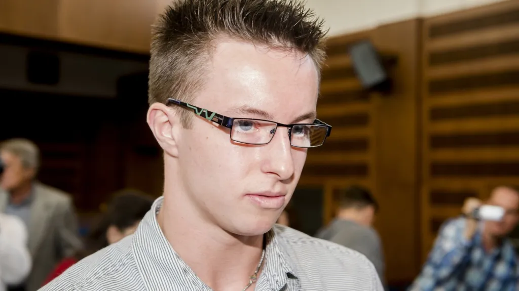 Lukáš Nečesaný u královéhradeckého soudu