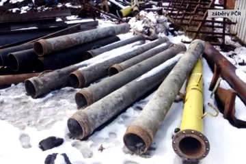 Zloděj ukradl 10 ocelových rour, policisté je našli v ostravské sběrně