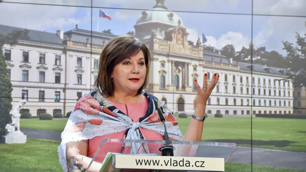 Ministryně financí Alena Schillerová