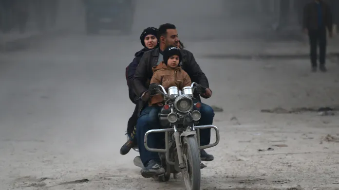 Civilisté v Aleppu