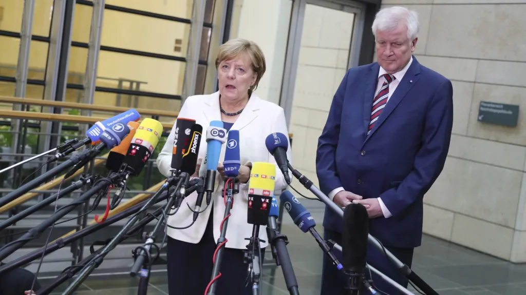 Angela Merkelová a Horst Seehofer (CDU/CSU)