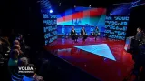 Reportáž Marty Pilařové o první prezidentské debatě