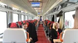 Vůz první třídy pro linku Praha – Berlín – Hamburk