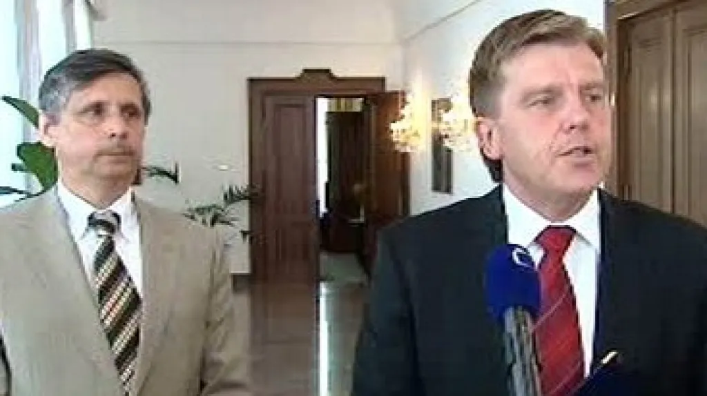 Miloslav Vlček a Jan Fischer