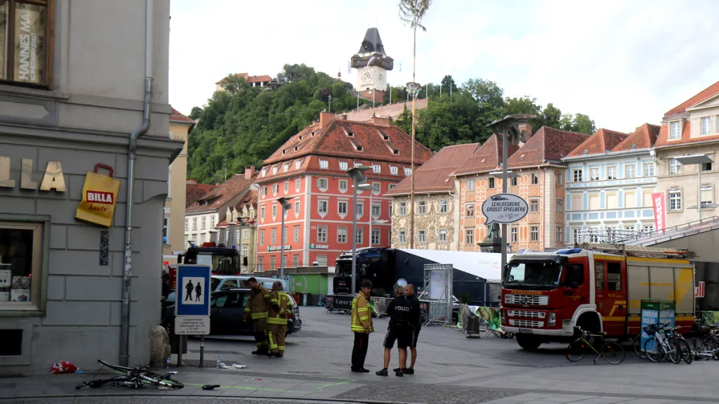 Místo sobotního masakru ve Štýrském Hradci