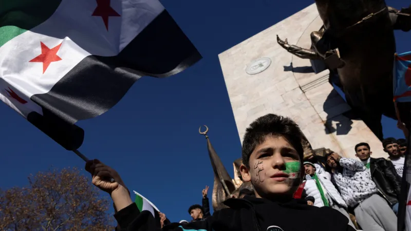 Oslavy pádu Asadova režimu v Istanbulu