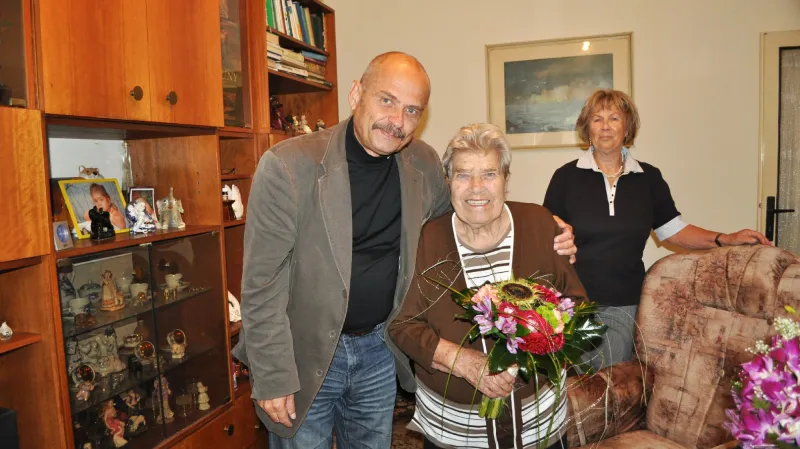 Oslava 97. narozenin paní Emilie Žáčkové