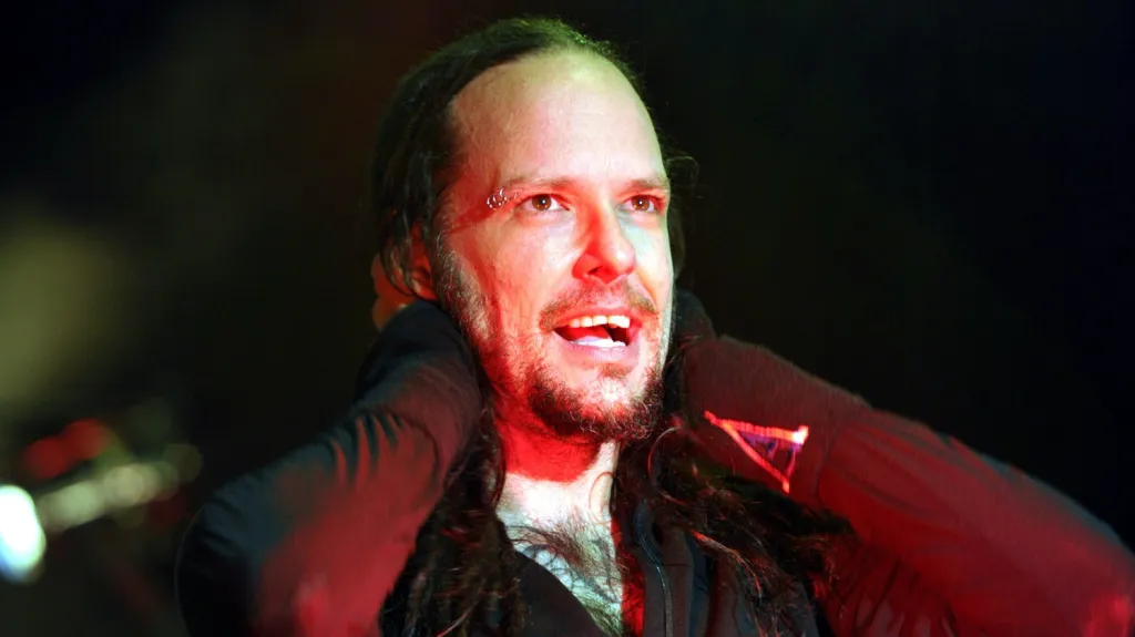 Zpěvák Korn Jonathan Davis na Open Air Festivalu