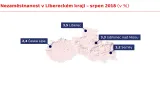 Nezaměstnanost v  Libereckém kraji - srpen 2018