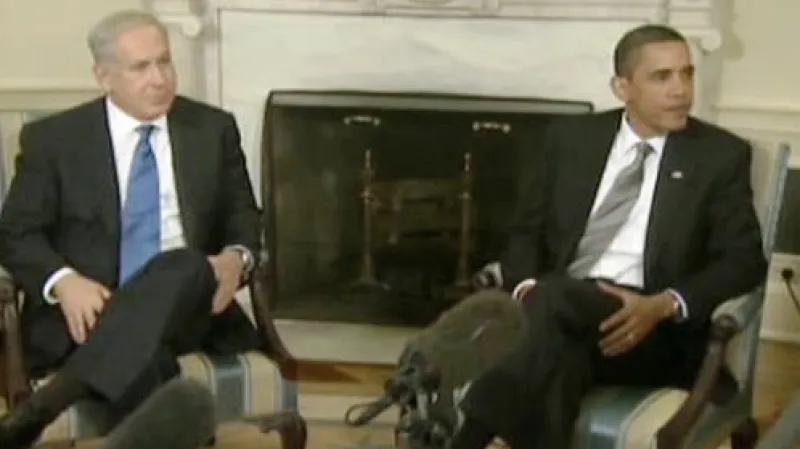 Benjamin Netanjahu a Barack Obama