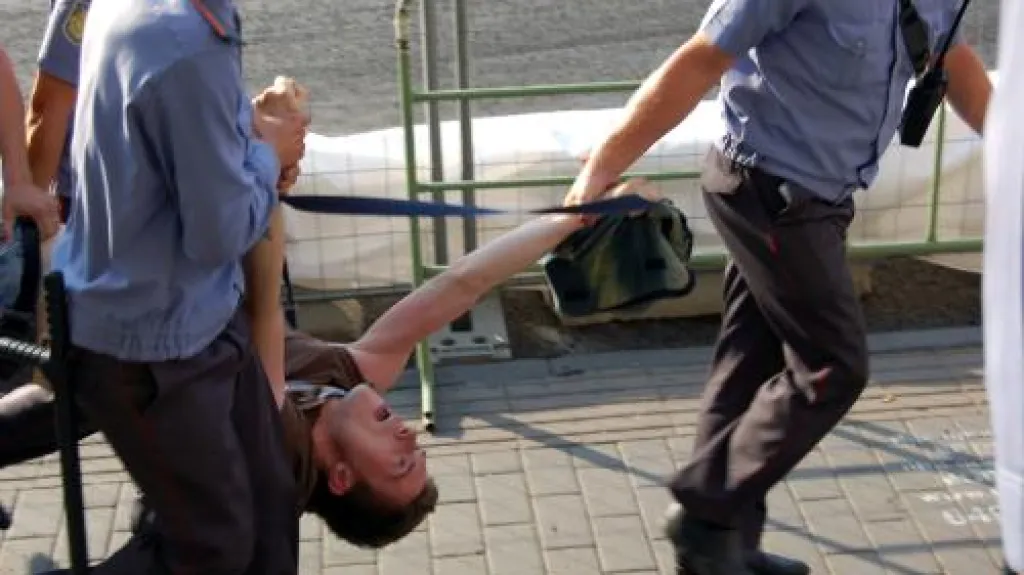 Opoziční demonstrace v Moskvě