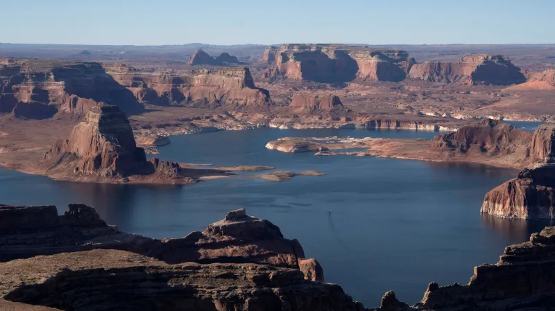 Pohled na řeku Colorado v Arizoně