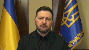 Projev Volodymyra Zelenského na mimořádném zasedání europarlamentu