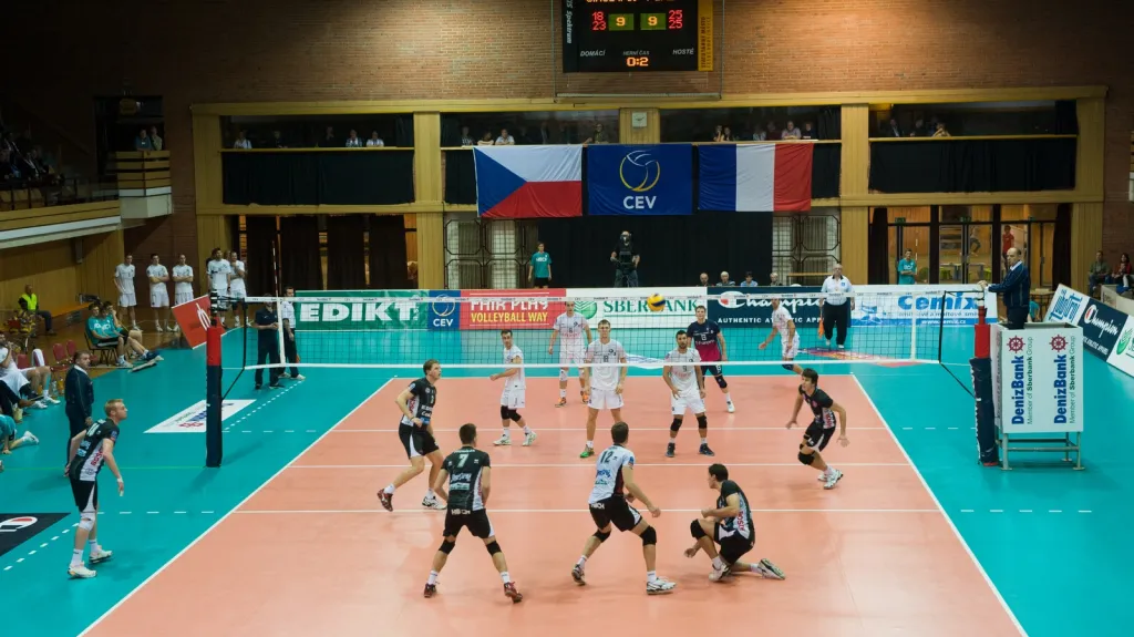Utkání Jihostroj České Budějovice - Paris Volley