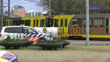 Scéna po střelbě v Utrechtu