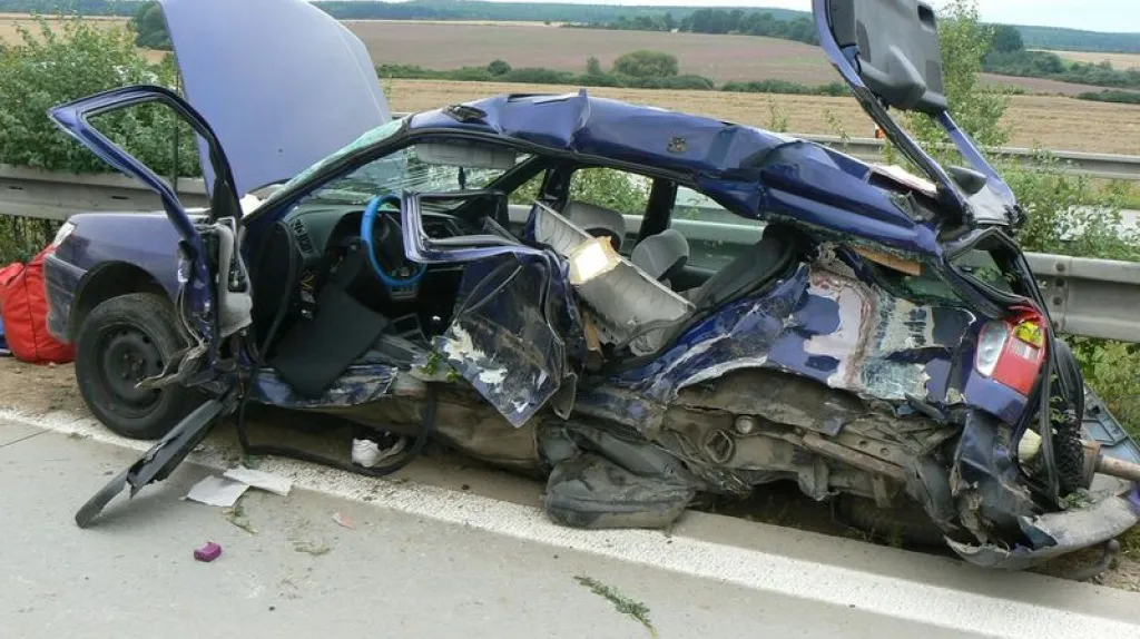 Vrak auta po nehodě