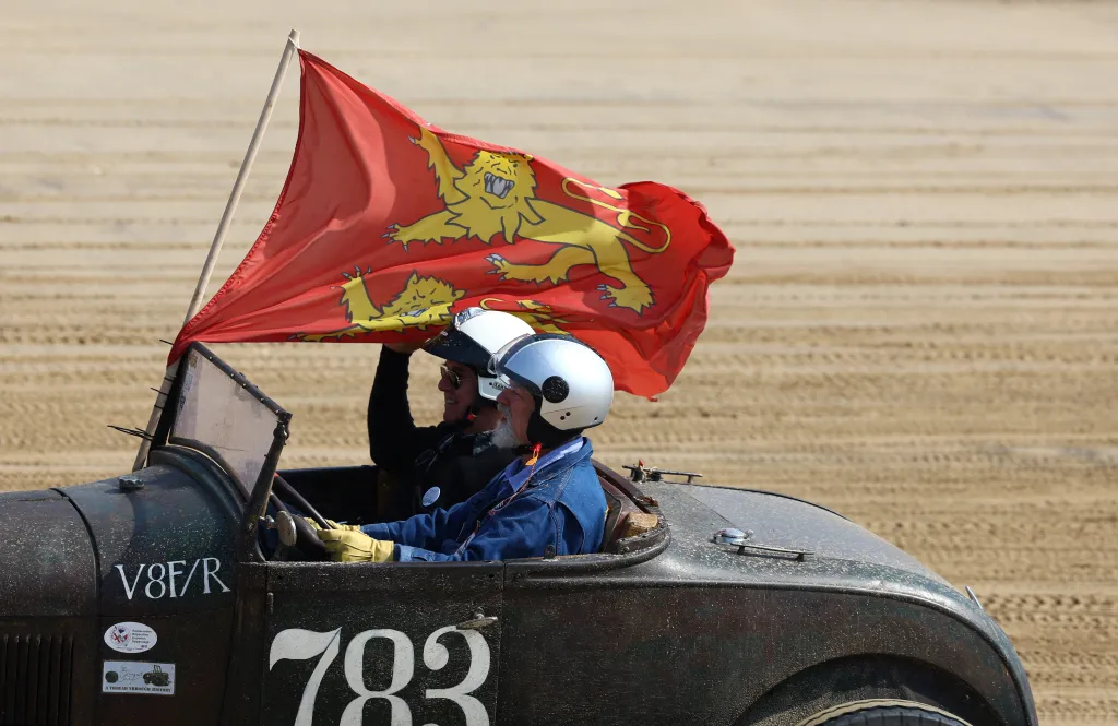 Pohled zblízka na účastníky závodu