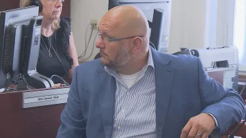 Aleš Pangrác u soudu