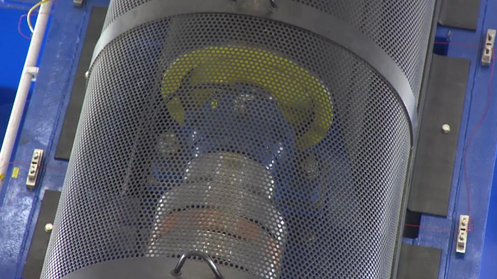 Turbína vodní elektrárny v Hluboké nad Vltavou