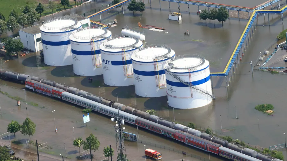 Zaplavený Magdeburg