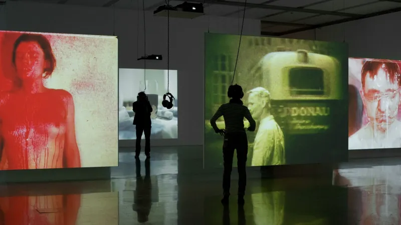 Z výstavy Vídeňský akcionismus