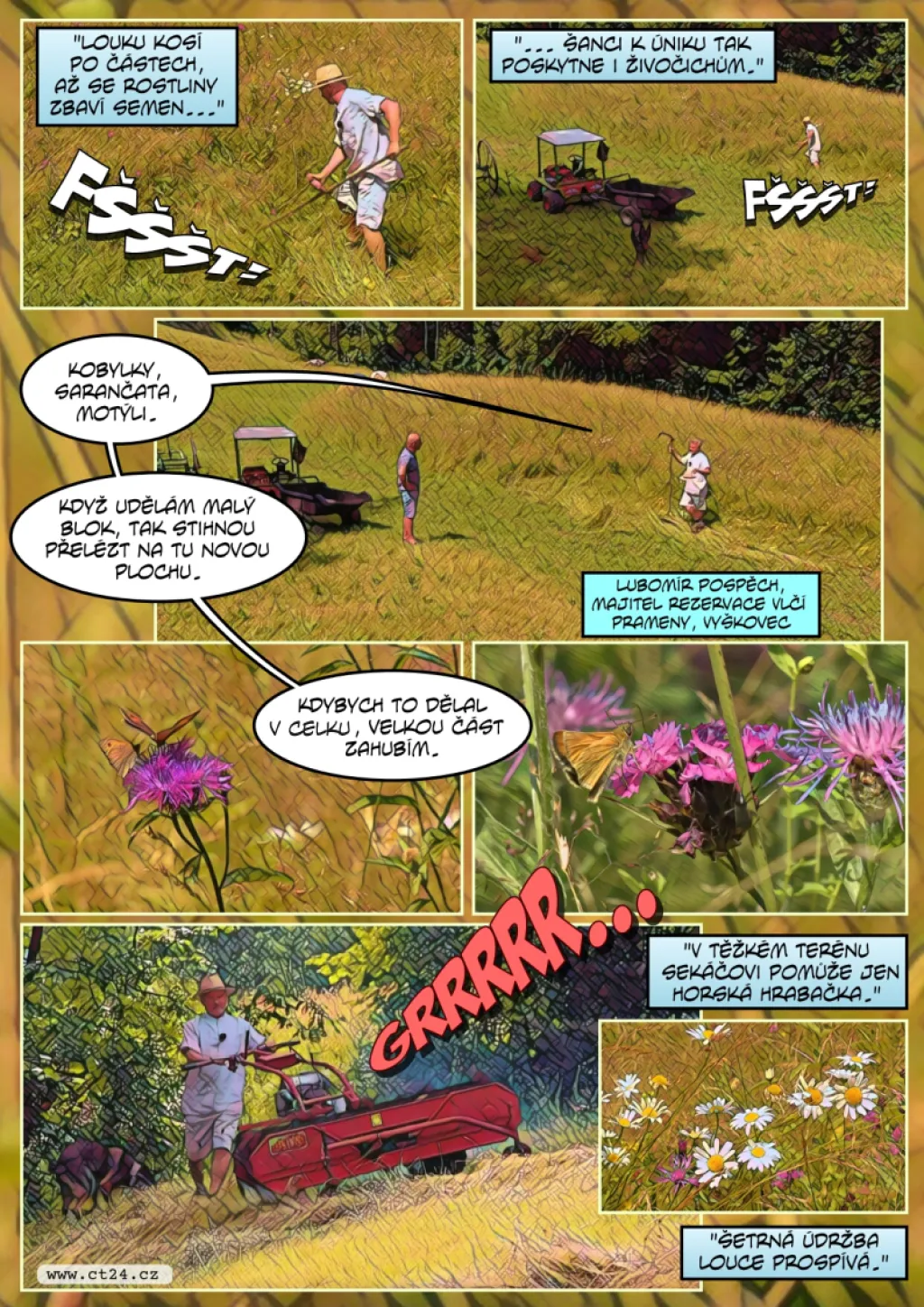 V Bílých Karpatech se kosí