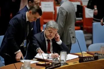 Porošenko požádal OSN o vyslání mírové mise na Donbas