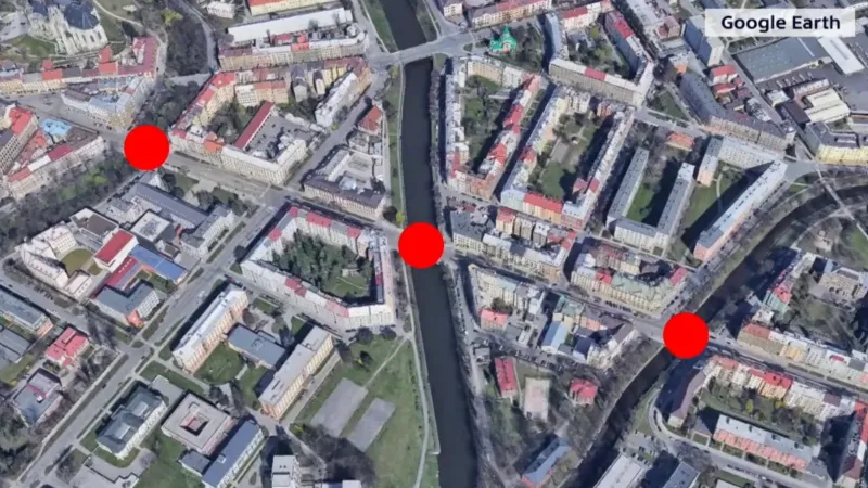 Mostní konstrukce v Olomouci, na kterých tramvaje dodržují dopravní omezení