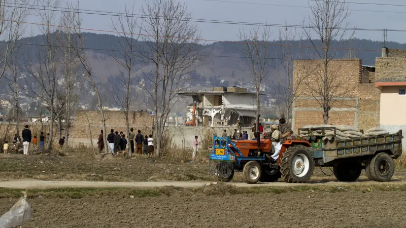 Demolice Usámova sídlo v Abbottábádu