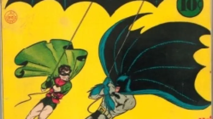 První číslo komiksu se superhrdinou Batmanem z roku 1940