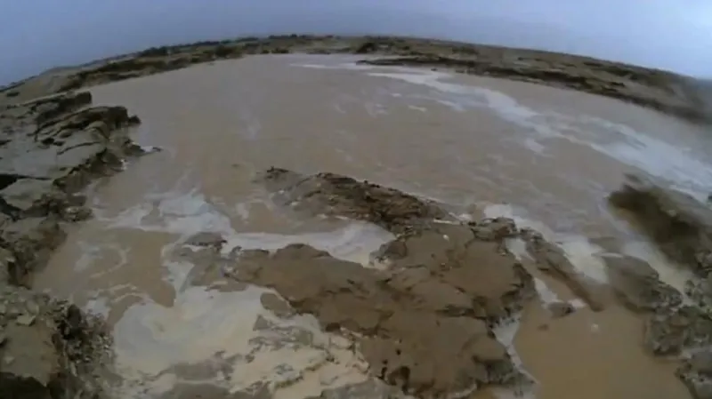 Změny hladiny vody v Mrtvém moři