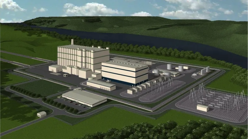 Vizualizace elektrárny TerraPower