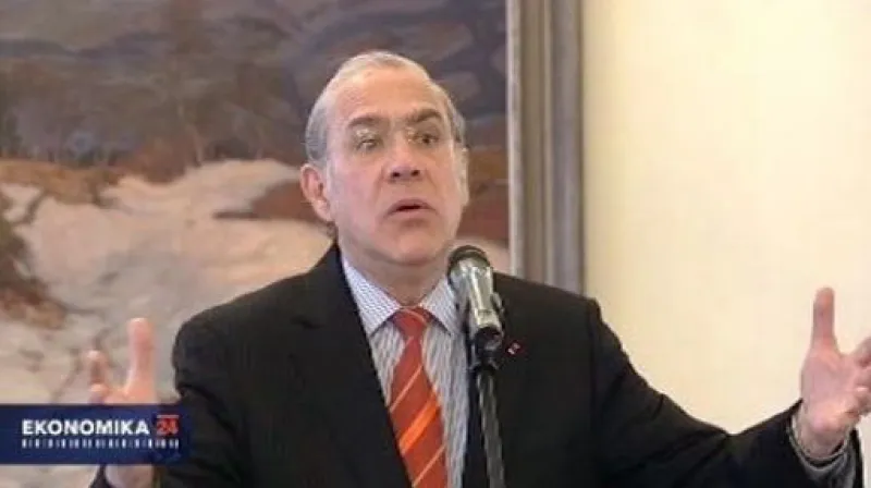 Ángel Gurría v Praze