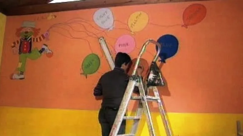 Oprava školky v Aquile