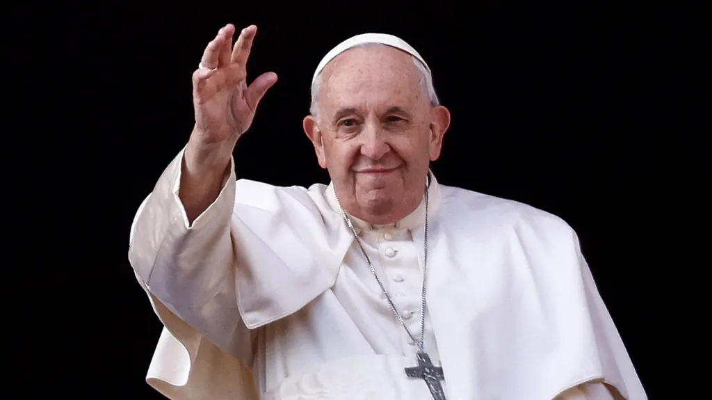 Papež František při poselství Urbi et orbi