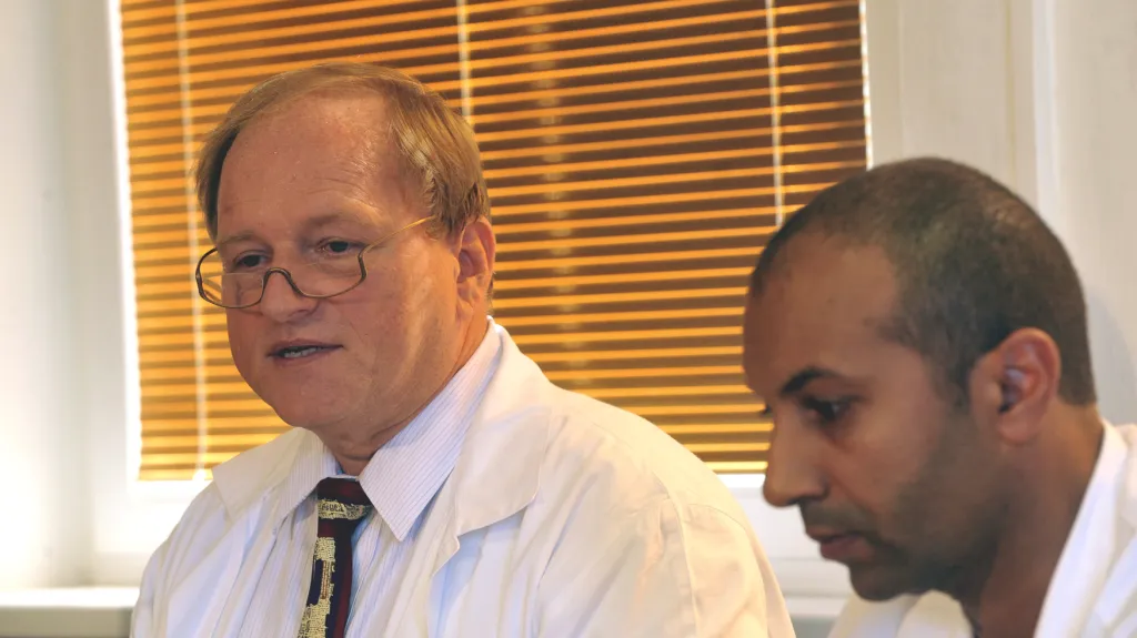 Jaroslav Lux (vlevo)